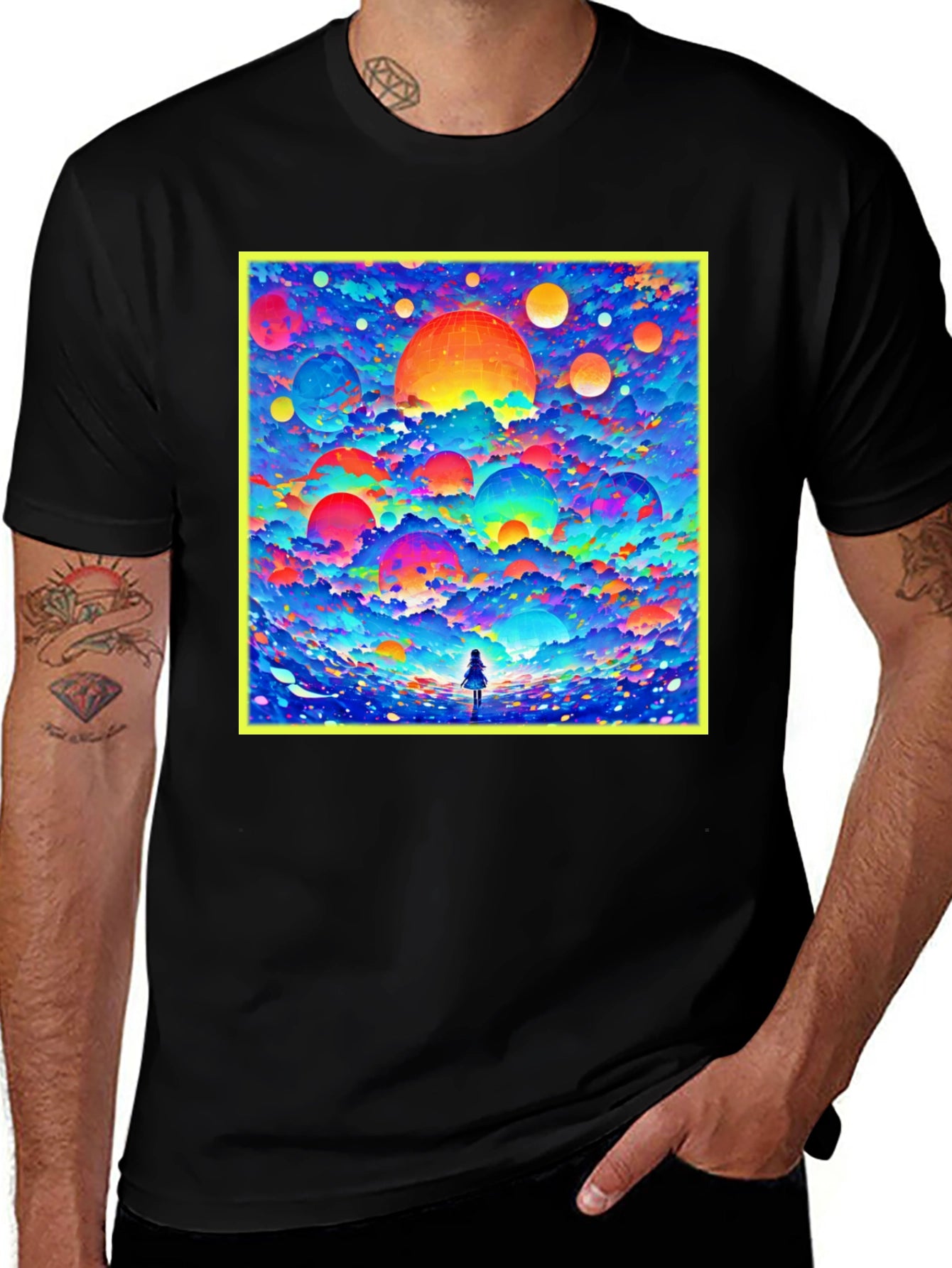 Vivid Dreamscape Graphic Tee