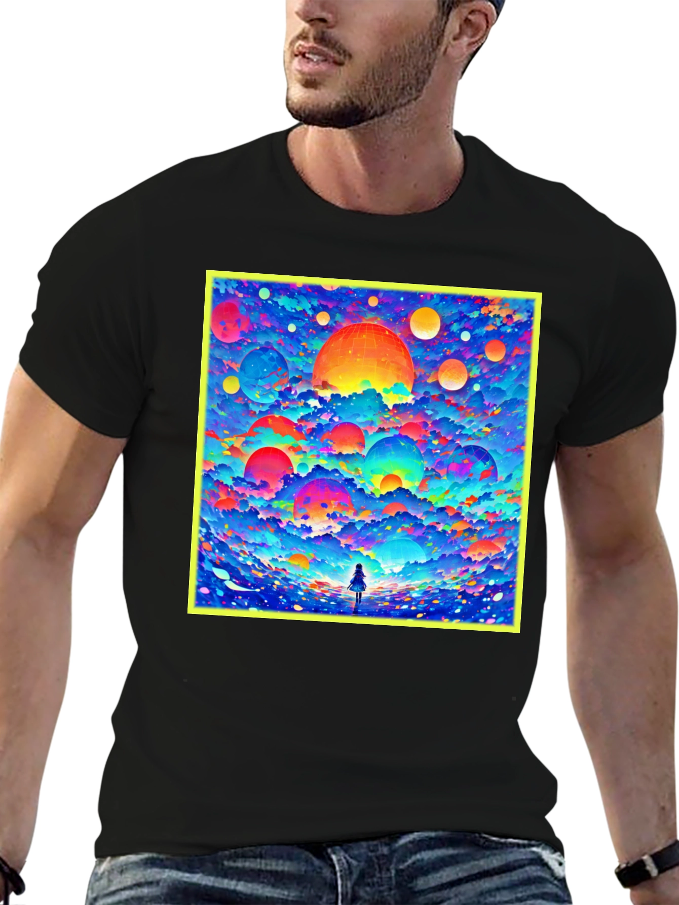 Vivid Dreamscape Graphic Tee