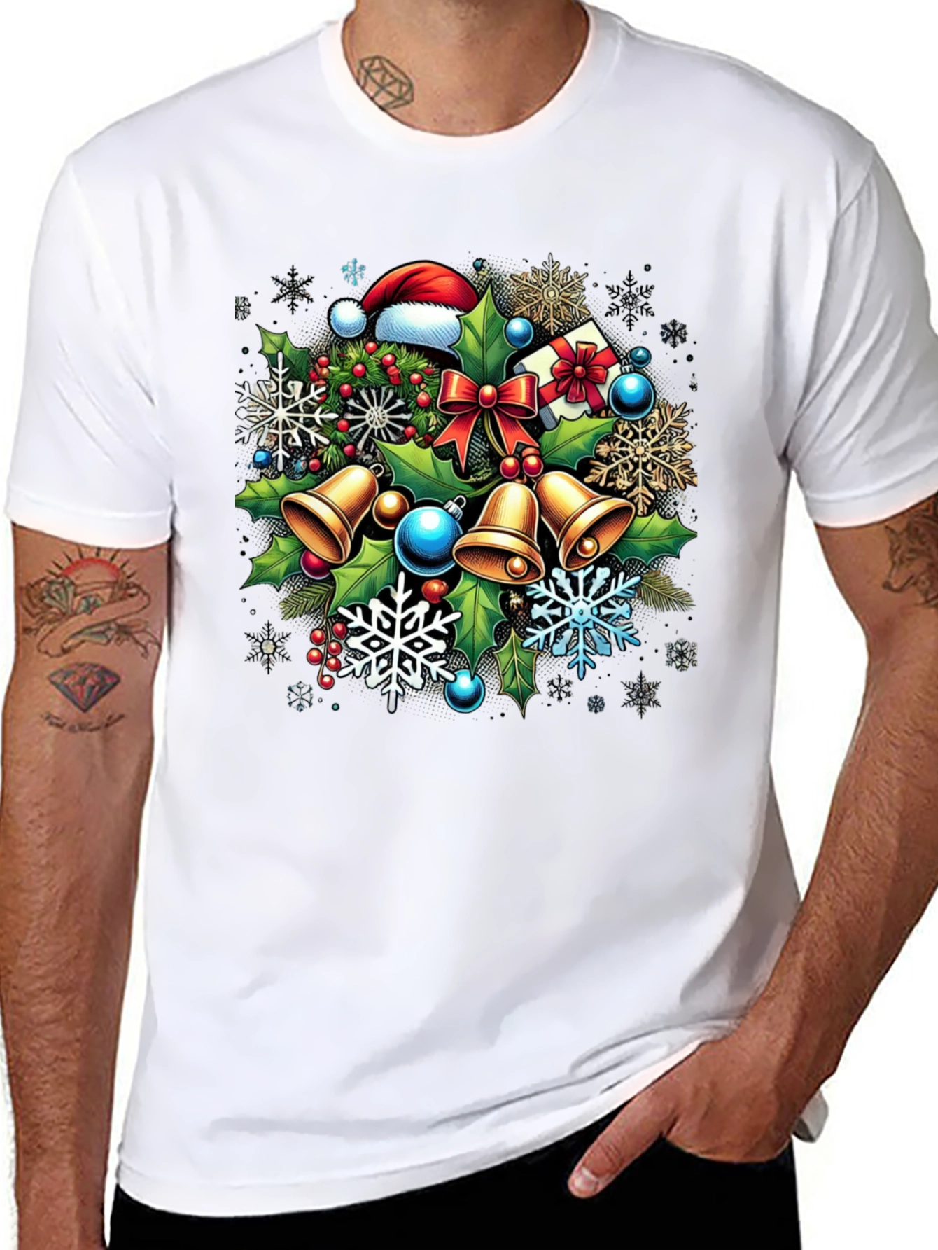 Festive Christmas Graphic Tee