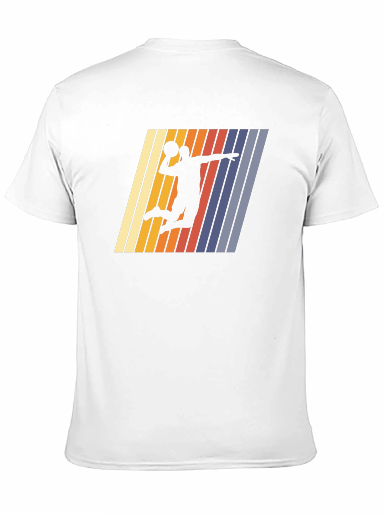 Retro Basketball Silhouette Graphic Tee