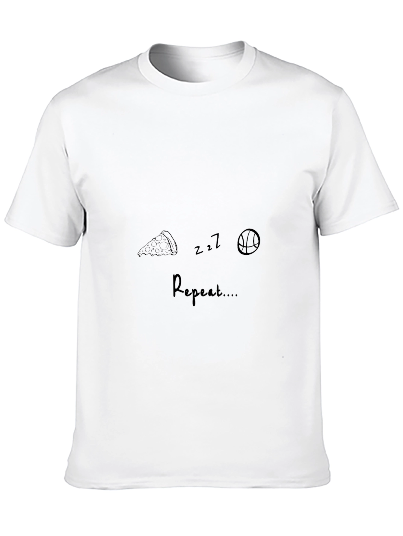 Eat Sleep Basketball Repeat T-Shirt