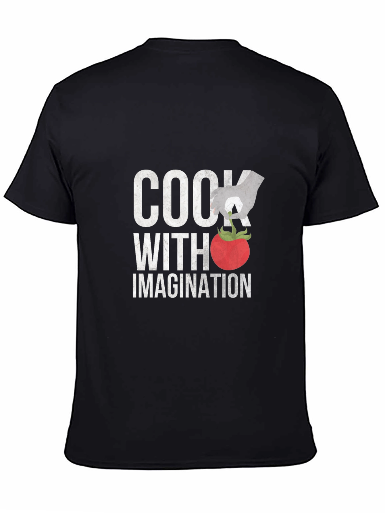Cook With Imagination Graphic T-Shirt - Unisex Black Tee