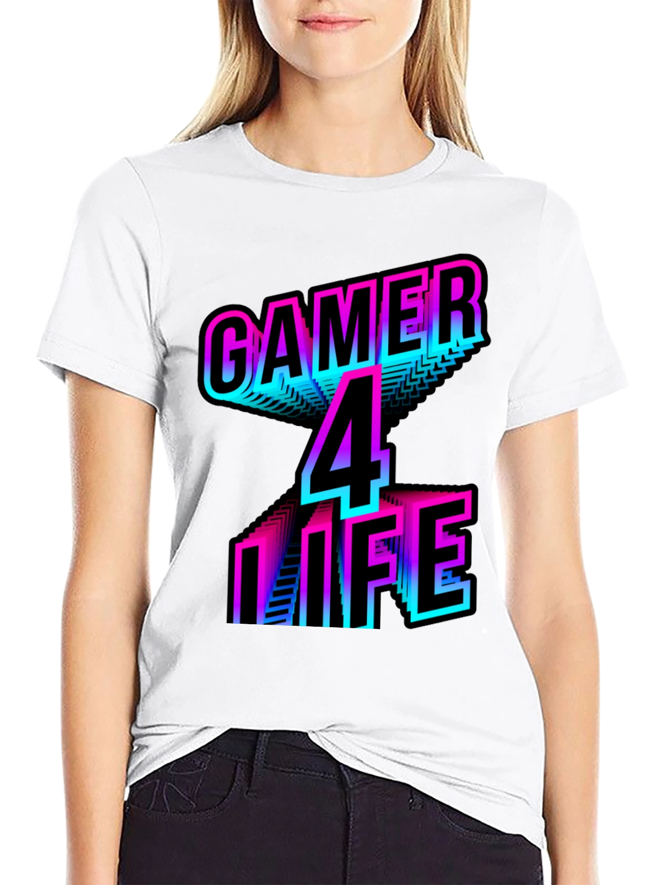 Gamer 4 Life T-Shirt - Retro Style Gaming Apparel
