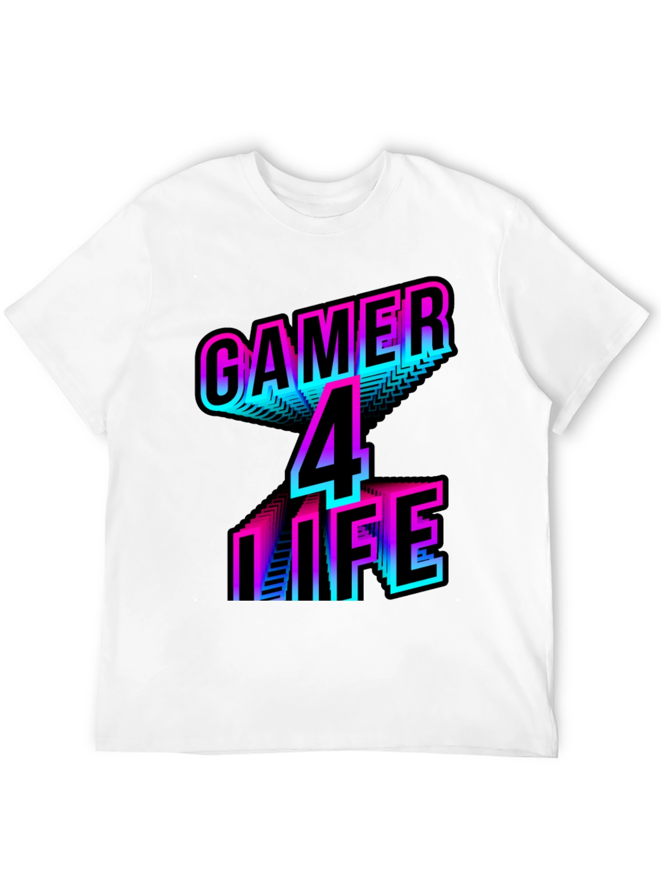 Gamer 4 Life T-Shirt - Retro Style Gaming Apparel
