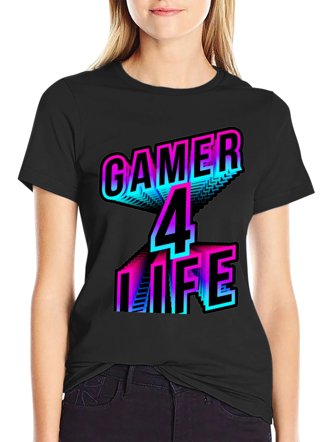 Gamer 4 Life T-Shirt - Retro Style Gaming Apparel