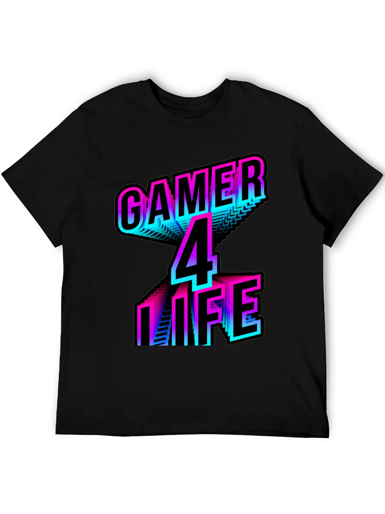 Gamer 4 Life T-Shirt - Retro Style Gaming Apparel