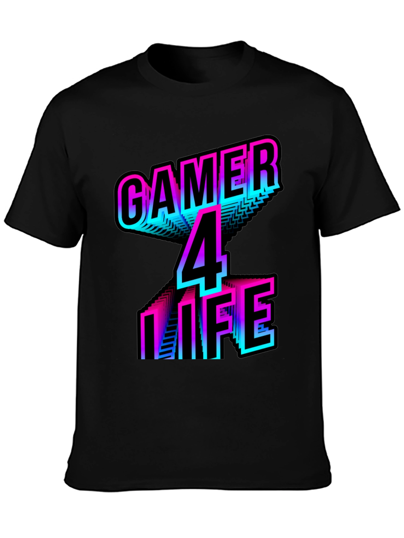 Gamer 4 Life T-Shirt - Retro Style Gaming Apparel
