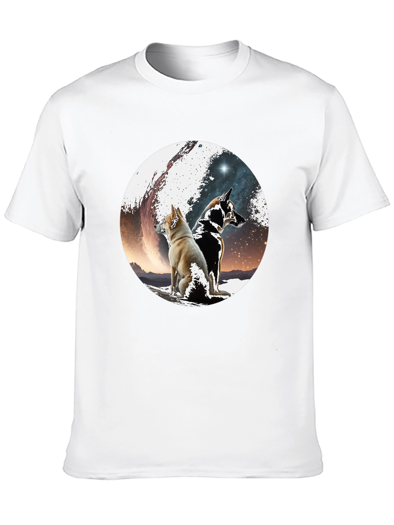 Dog Galaxy T-Shirt - Unique Graphic Tee