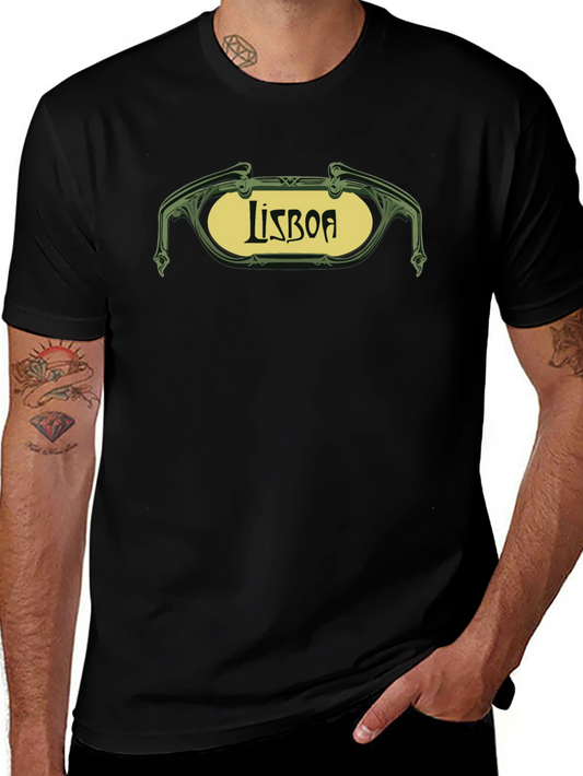 Lisboa Graphic Tee - Retro Style