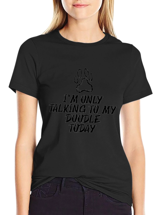 Doodle Lover Black T-Shirt