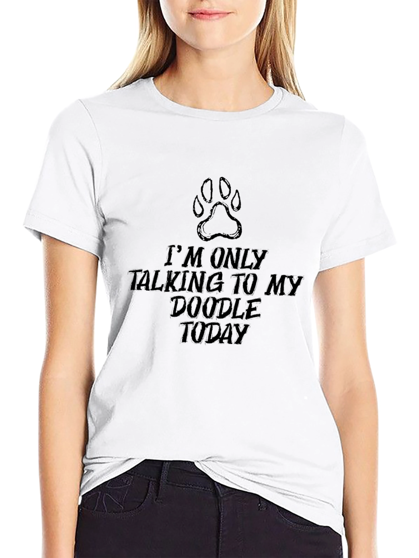 Doodle Lover Black T-Shirt