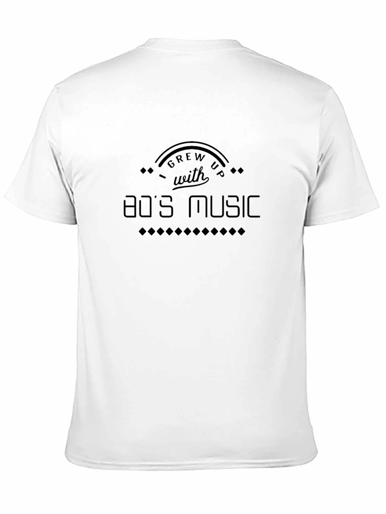 80s Music Fan Black T-Shirt