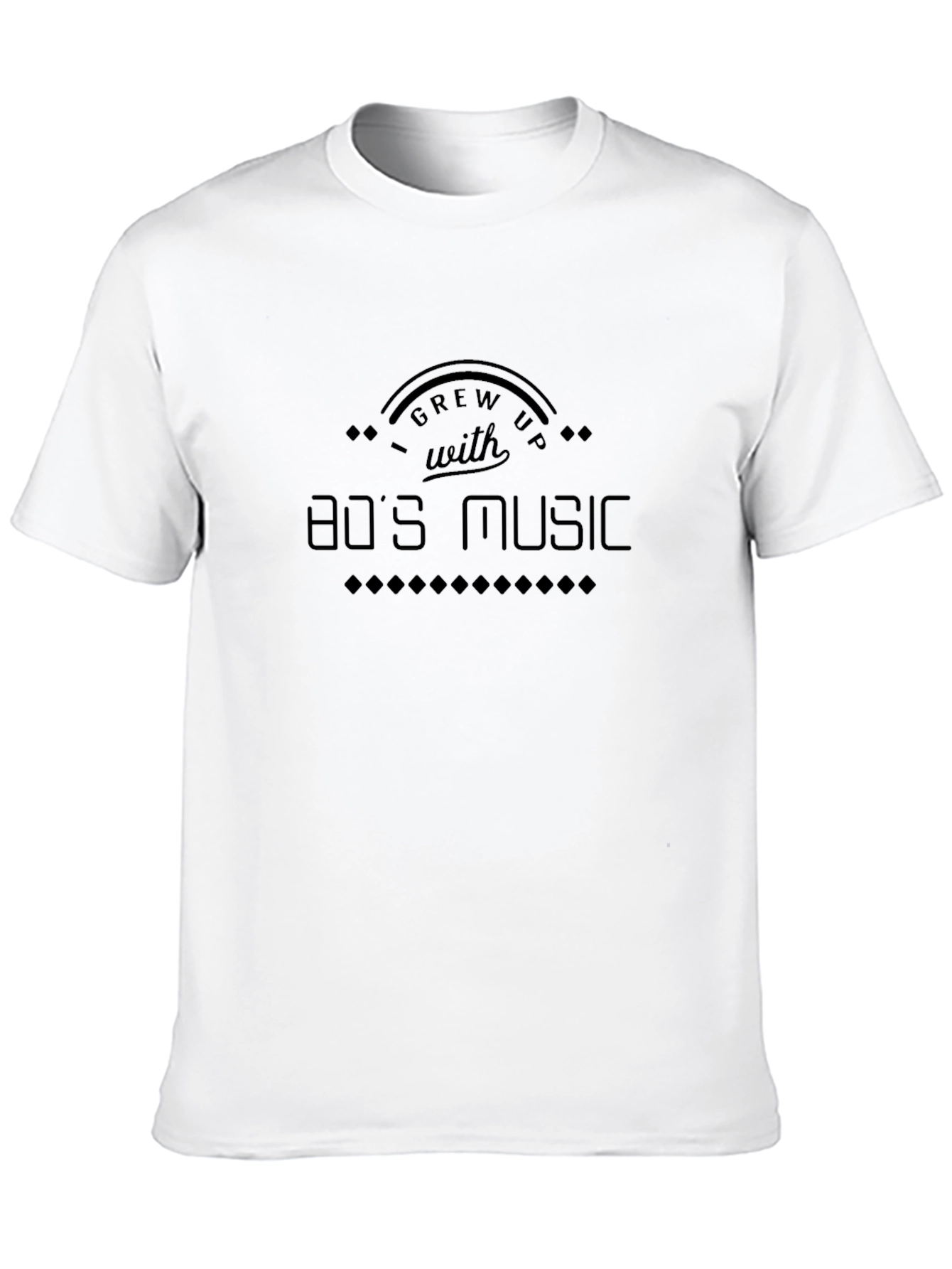 80s Music Fan Black T-Shirt