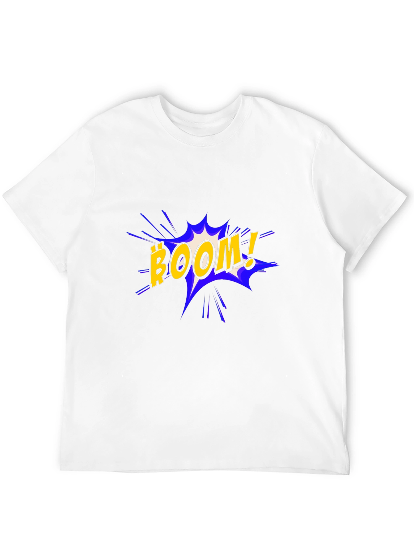 Boom Comic Style Black T-Shirt