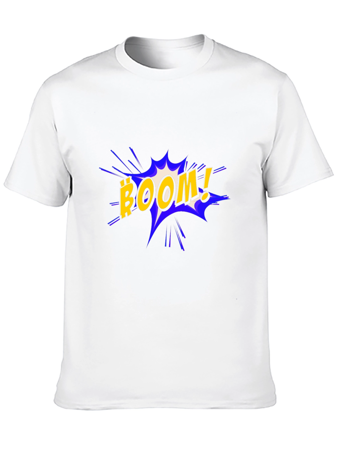 Boom Comic Style Black T-Shirt
