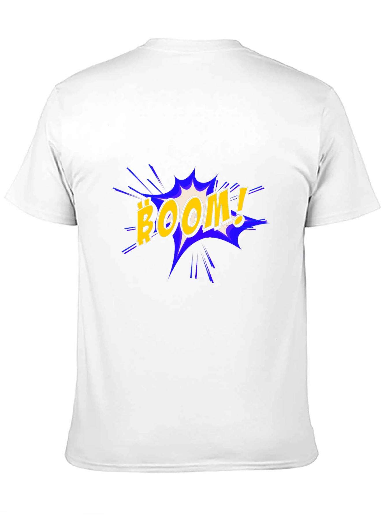 Boom Comic Style Black T-Shirt