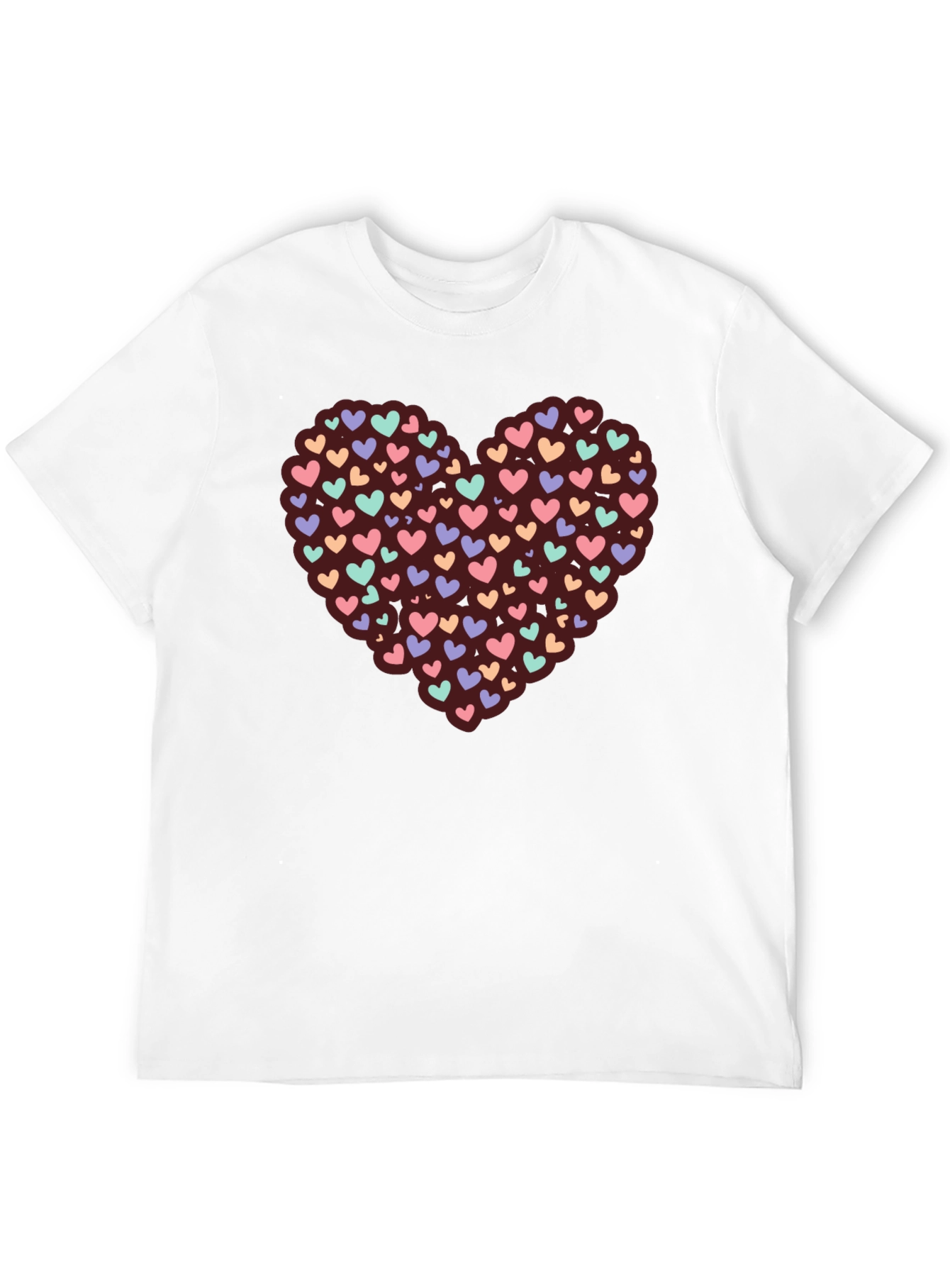 Heart Full of Love T-Shirt - Black