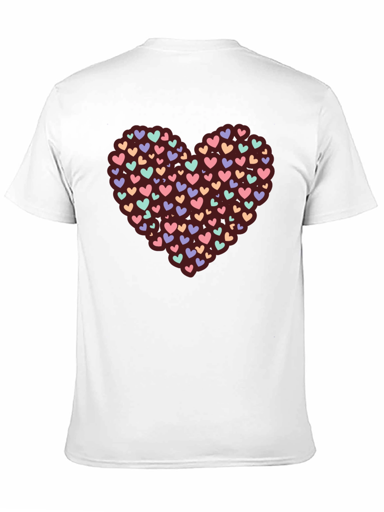 Heart Full of Love T-Shirt - Black