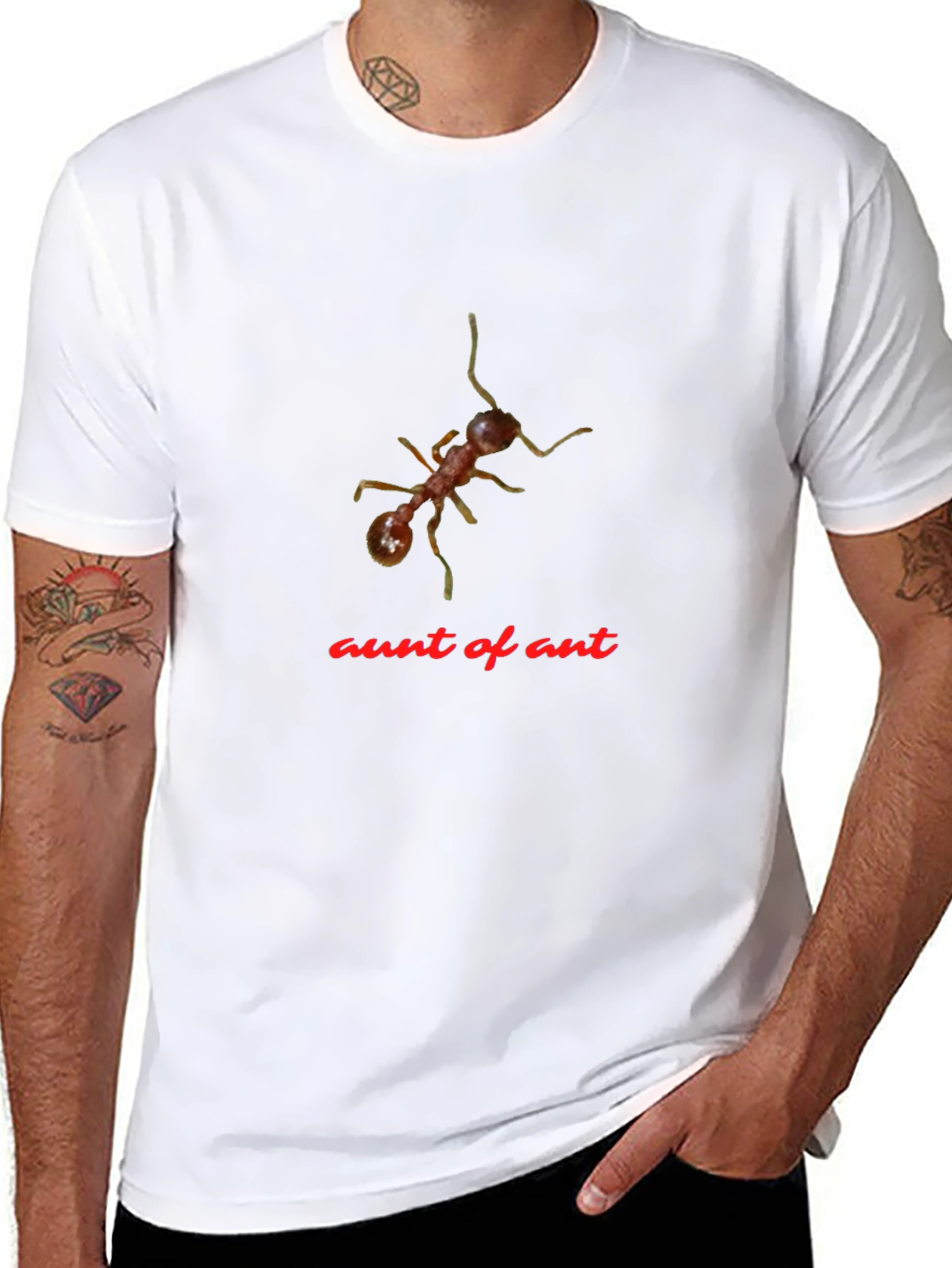 Aunt of Ant T-Shirt - Funny Insect Tee