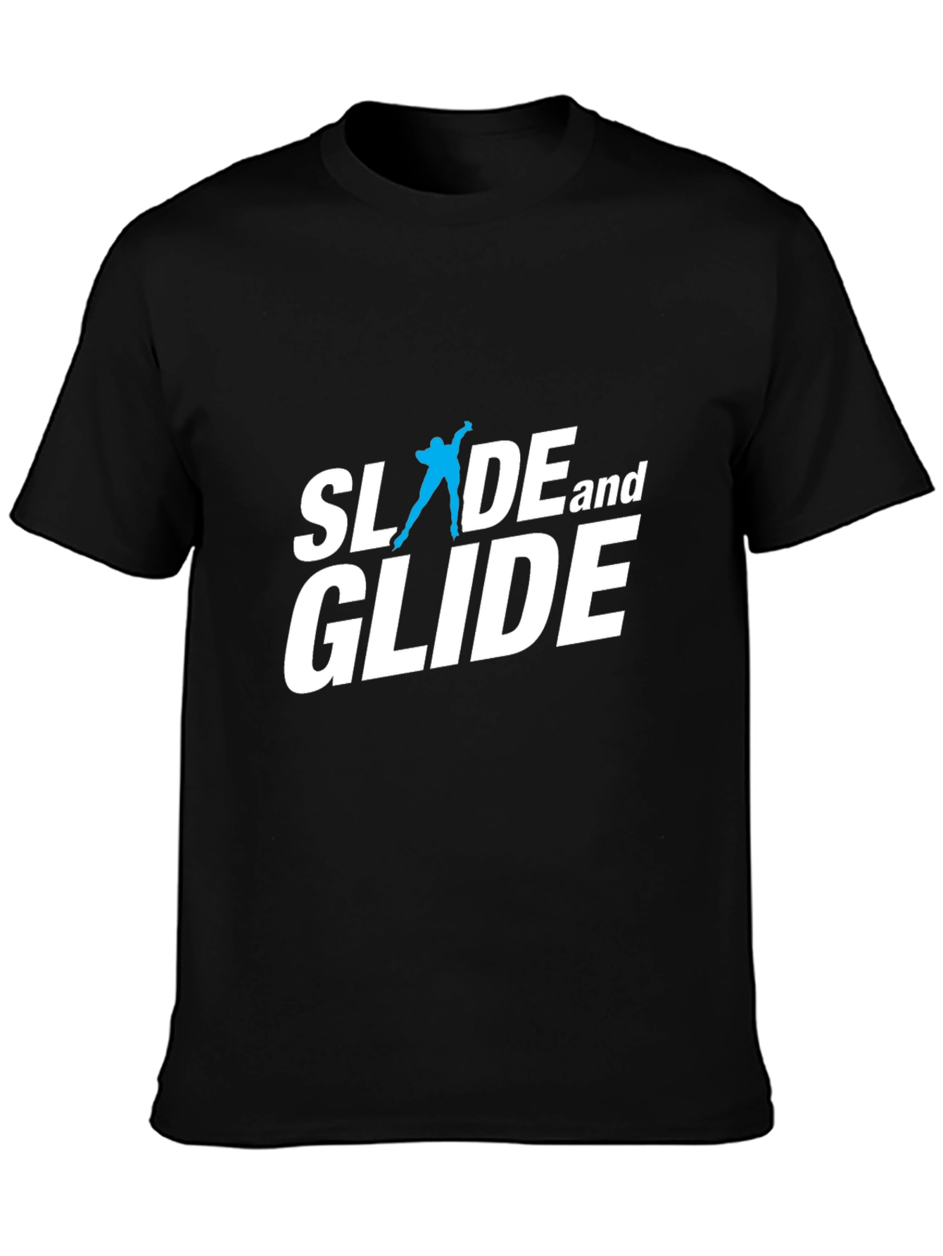 Slide and Glide Graphic Tee - Inline Skating T-Shirt
