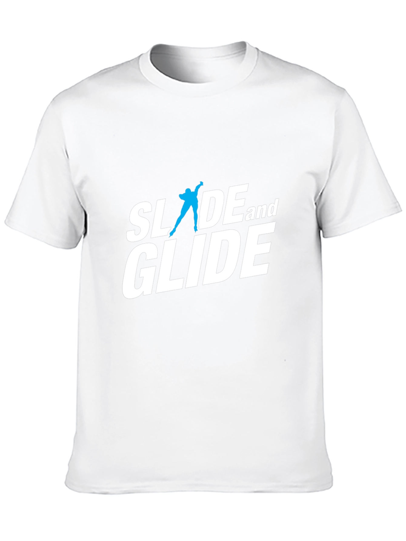 Slide and Glide Graphic Tee - Inline Skating T-Shirt