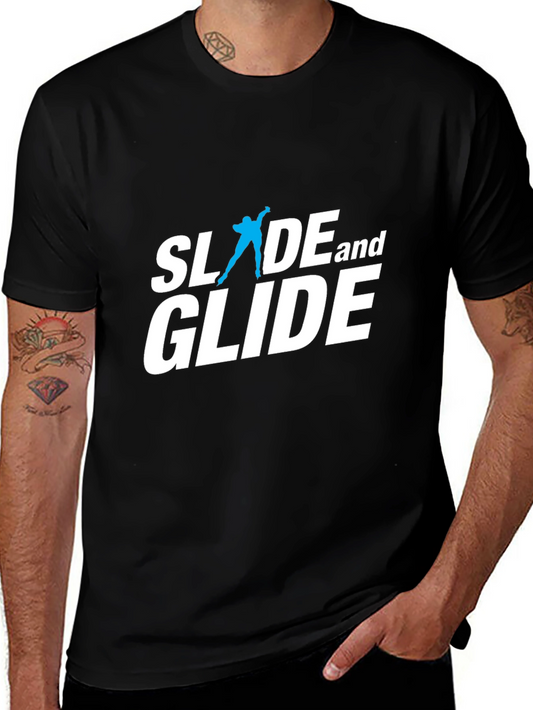 Slide and Glide Graphic Tee - Inline Skating T-Shirt