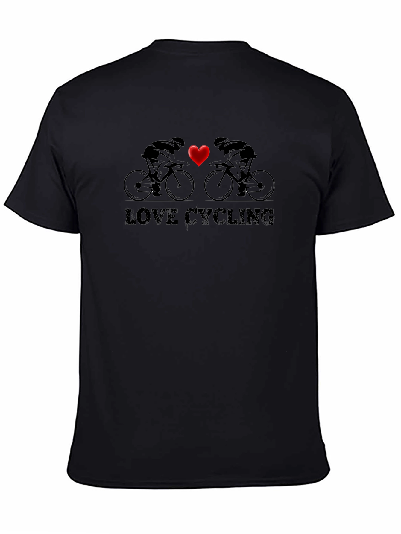 Love Cycling Black T-Shirt