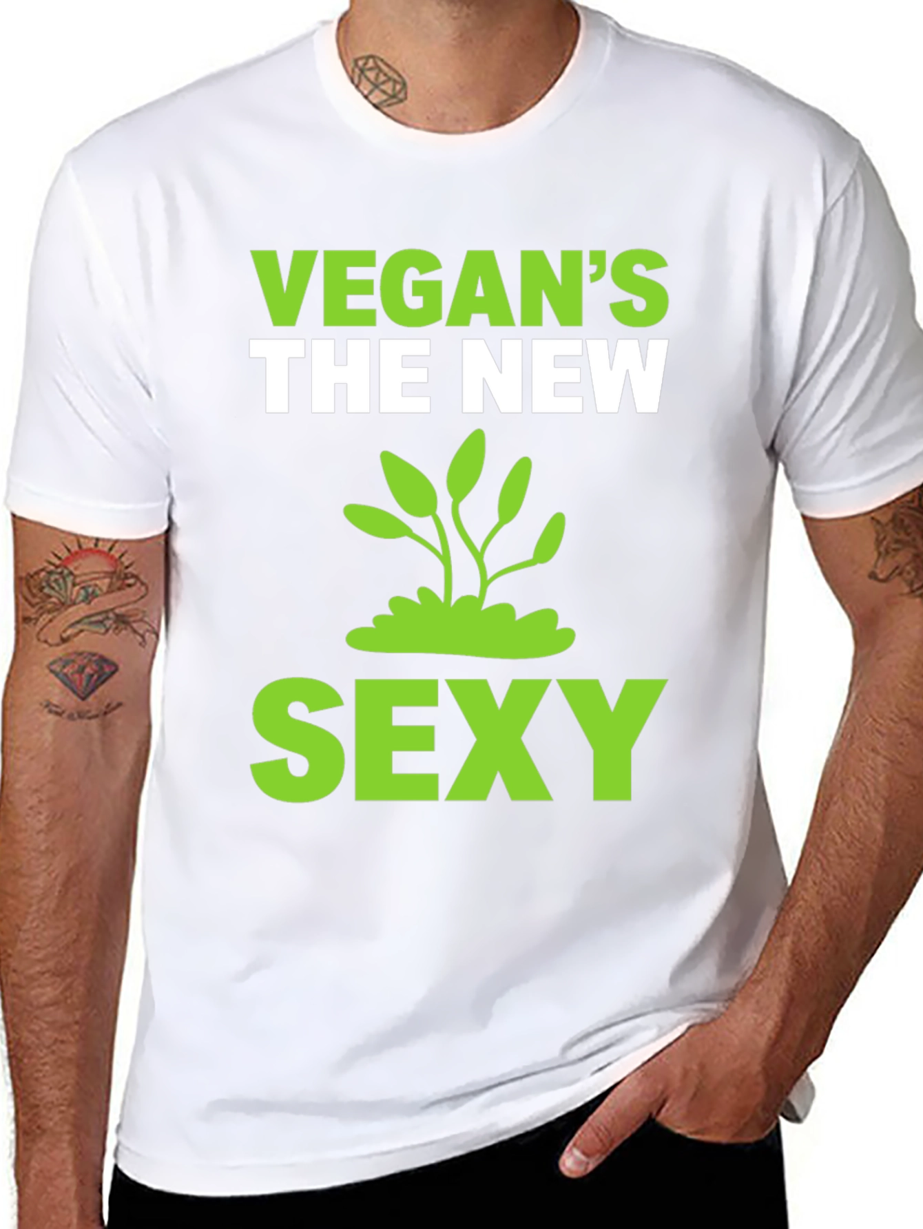 Vegans The New Sexy T-Shirt - Vegan Lifestyle Apparel