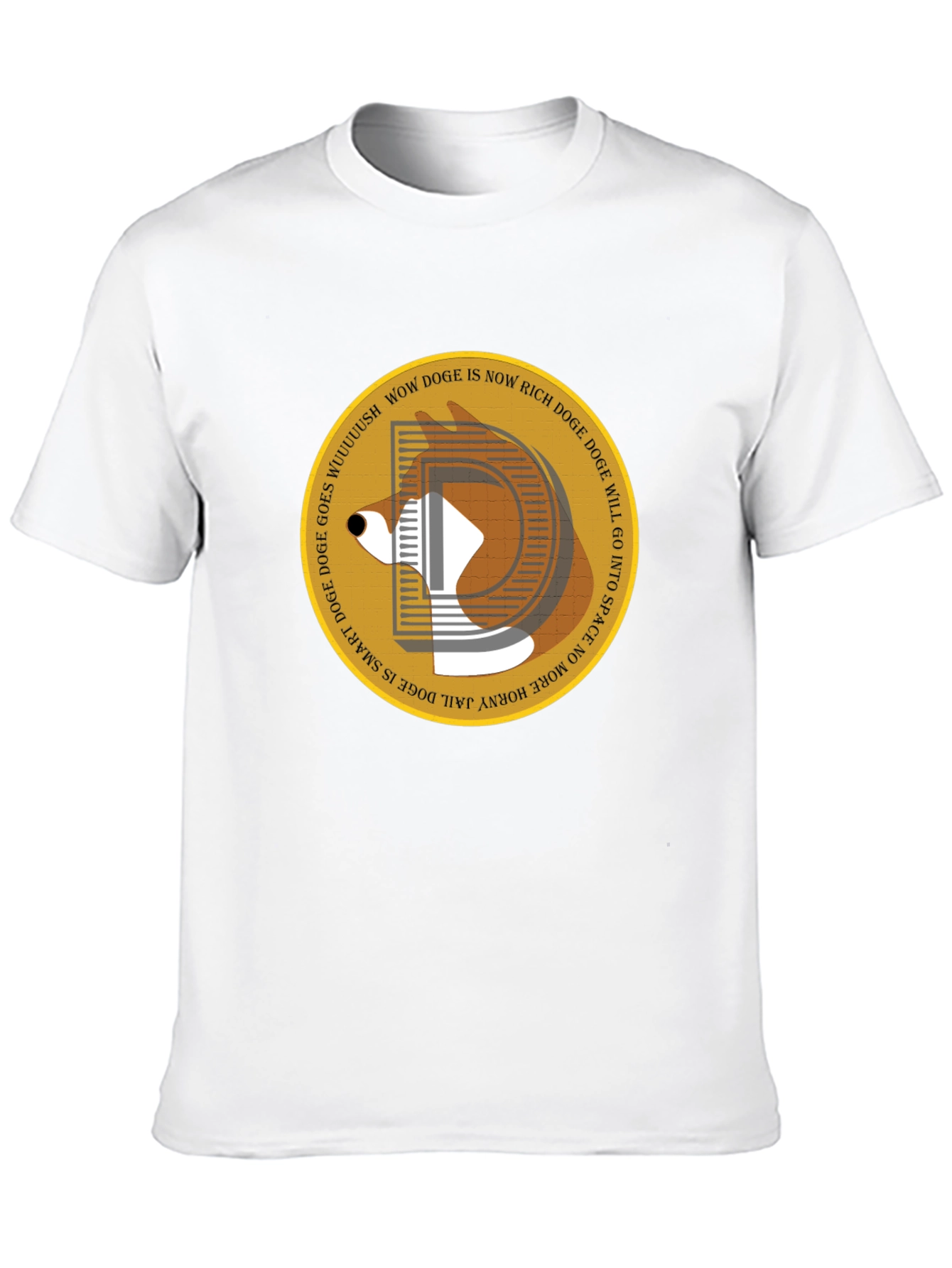 Doge is Now Rich Graphic T-Shirt