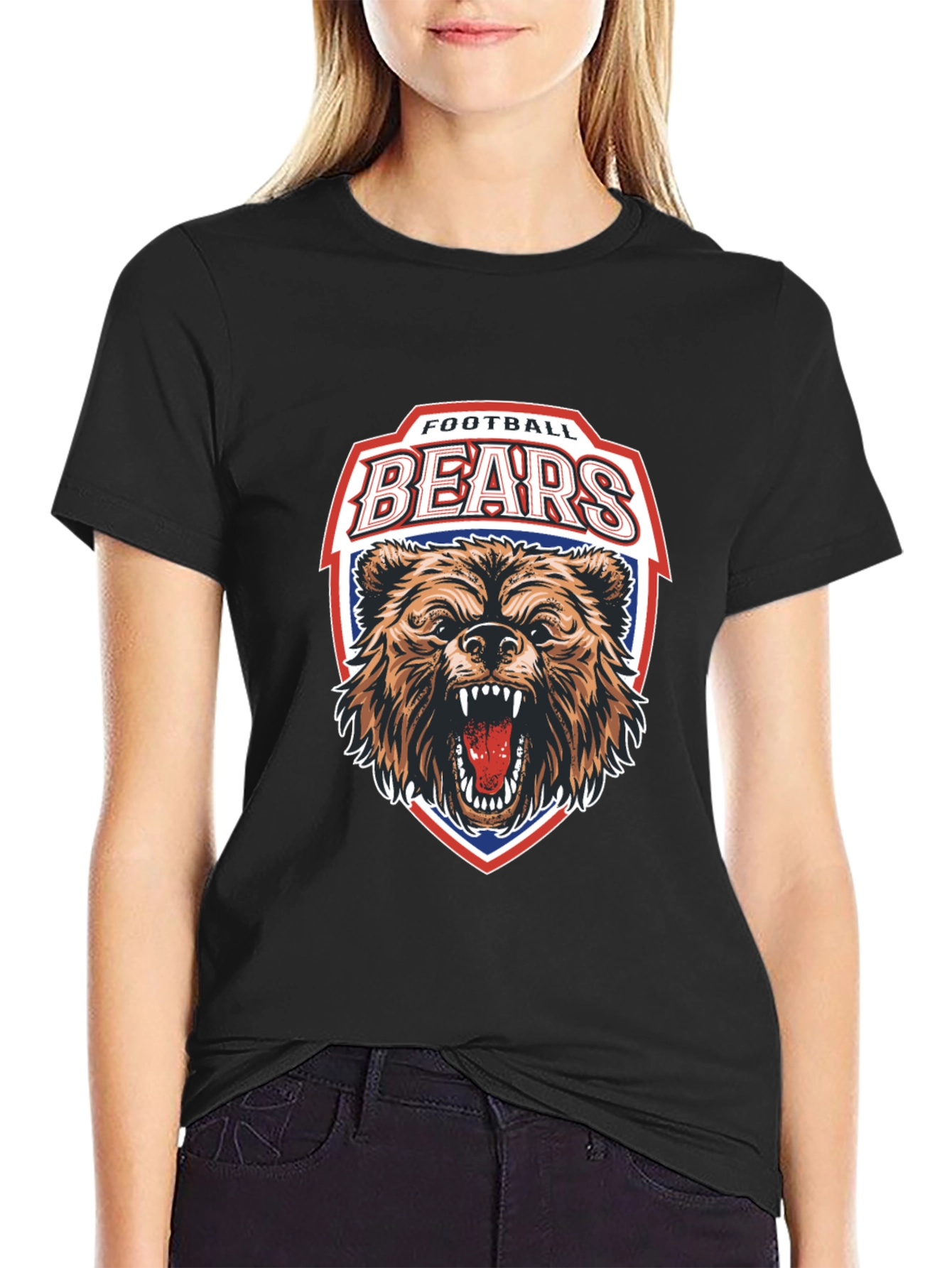 Football Bears Graphic T-Shirt