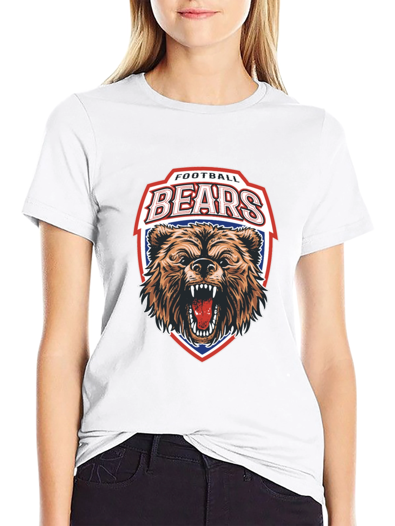 Football Bears Graphic T-Shirt