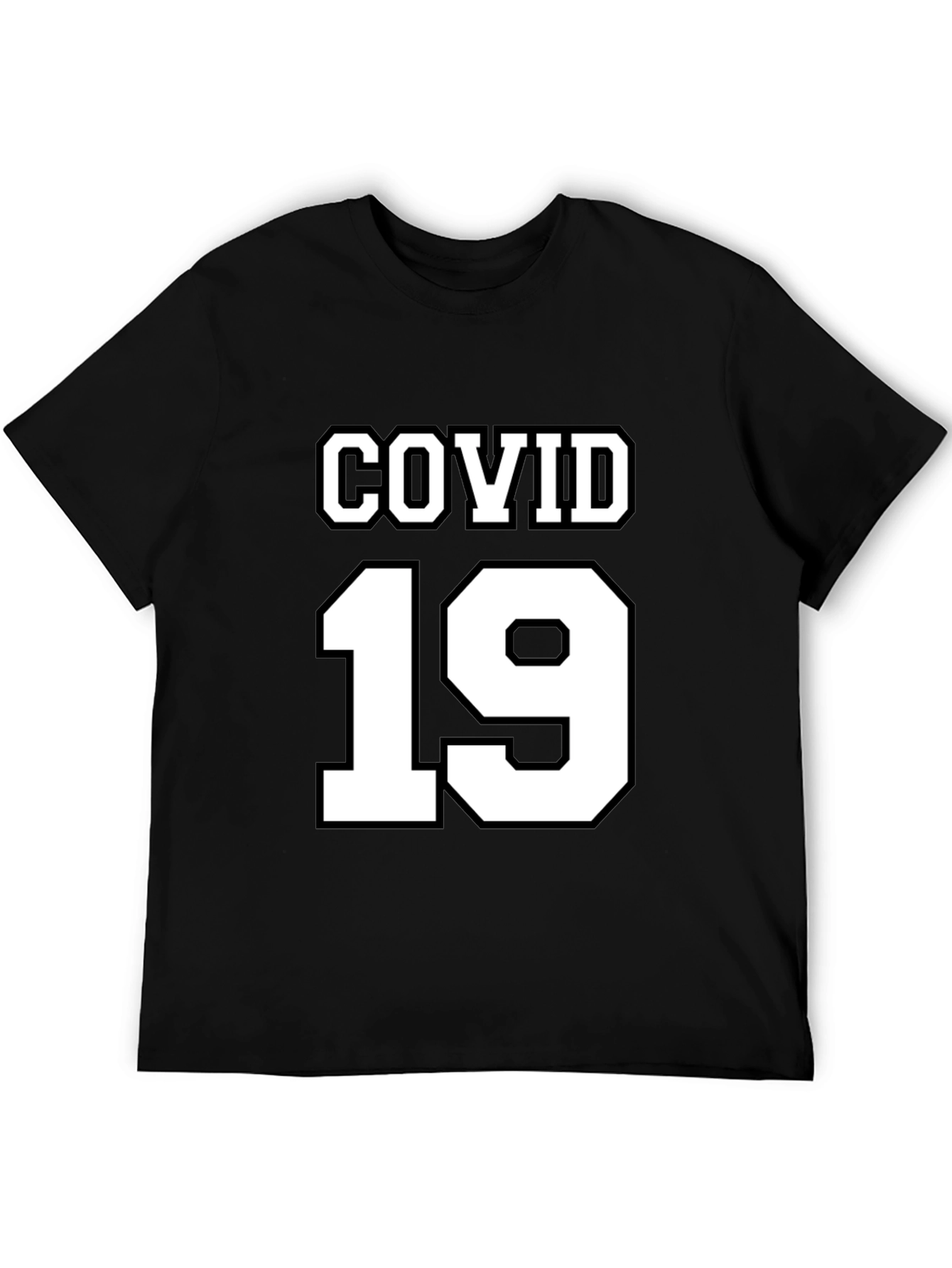 COVID-19 T-Shirt - Black Novelty Tee