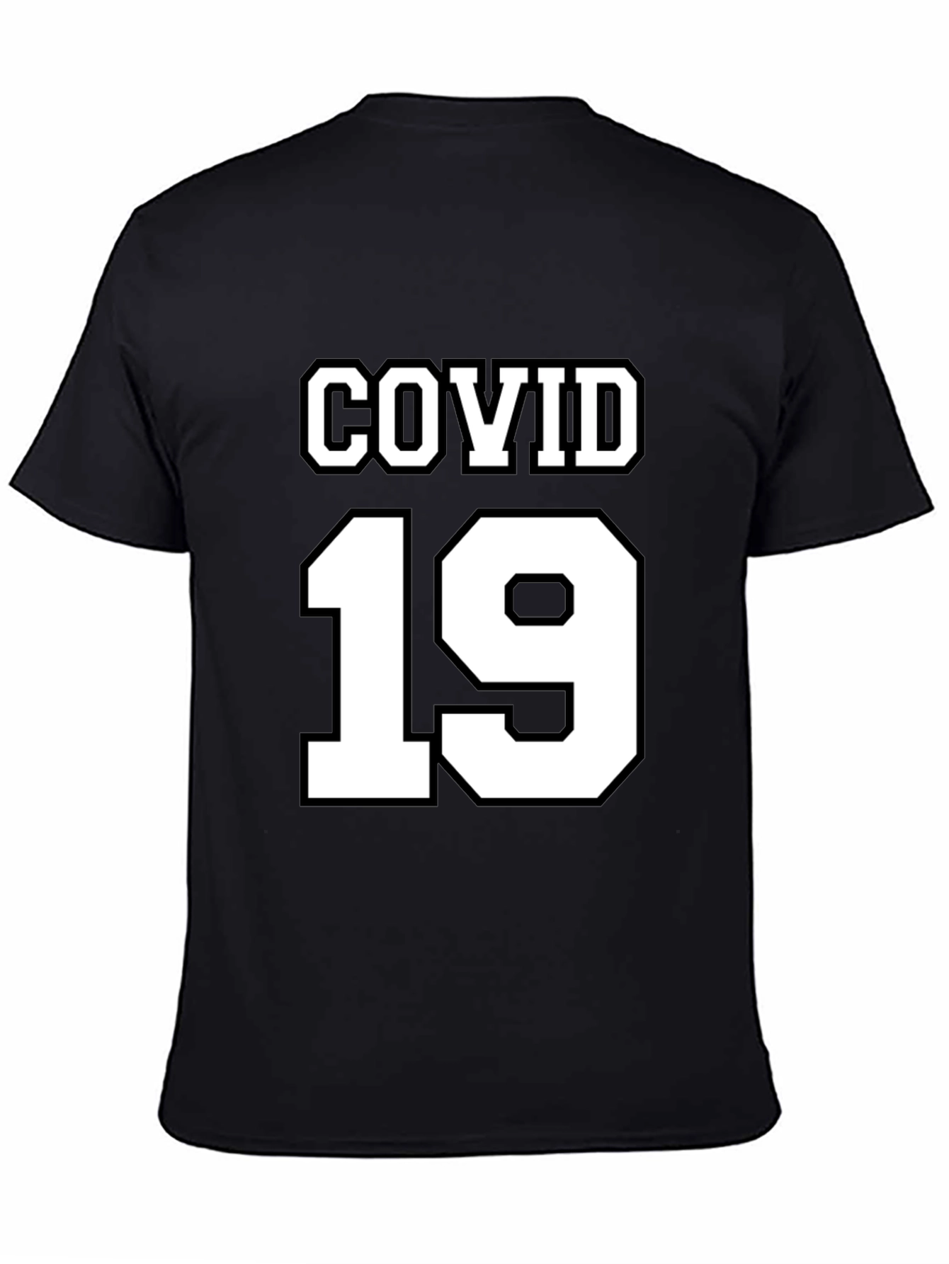 COVID-19 T-Shirt - Black Novelty Tee