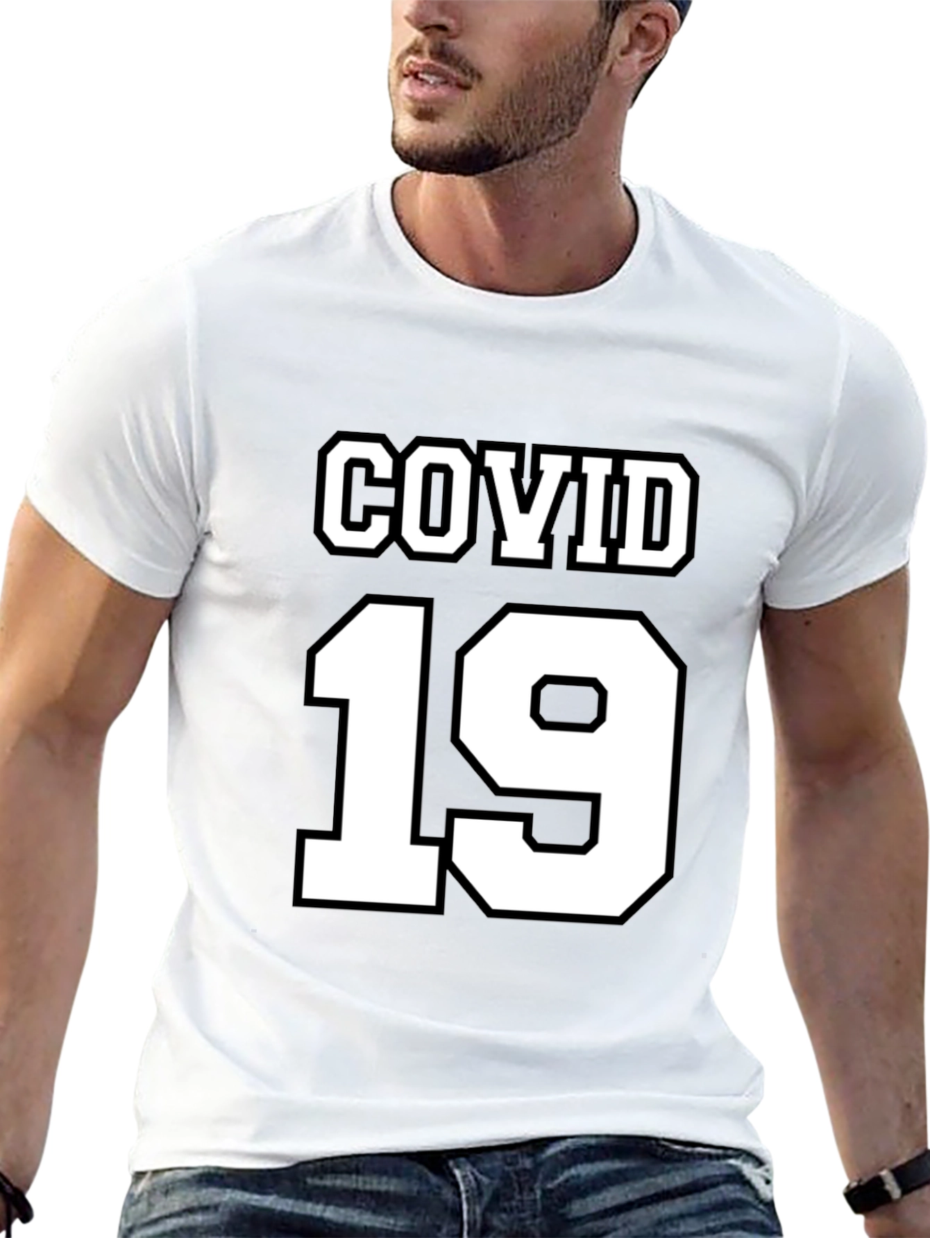 COVID-19 T-Shirt - Black Novelty Tee