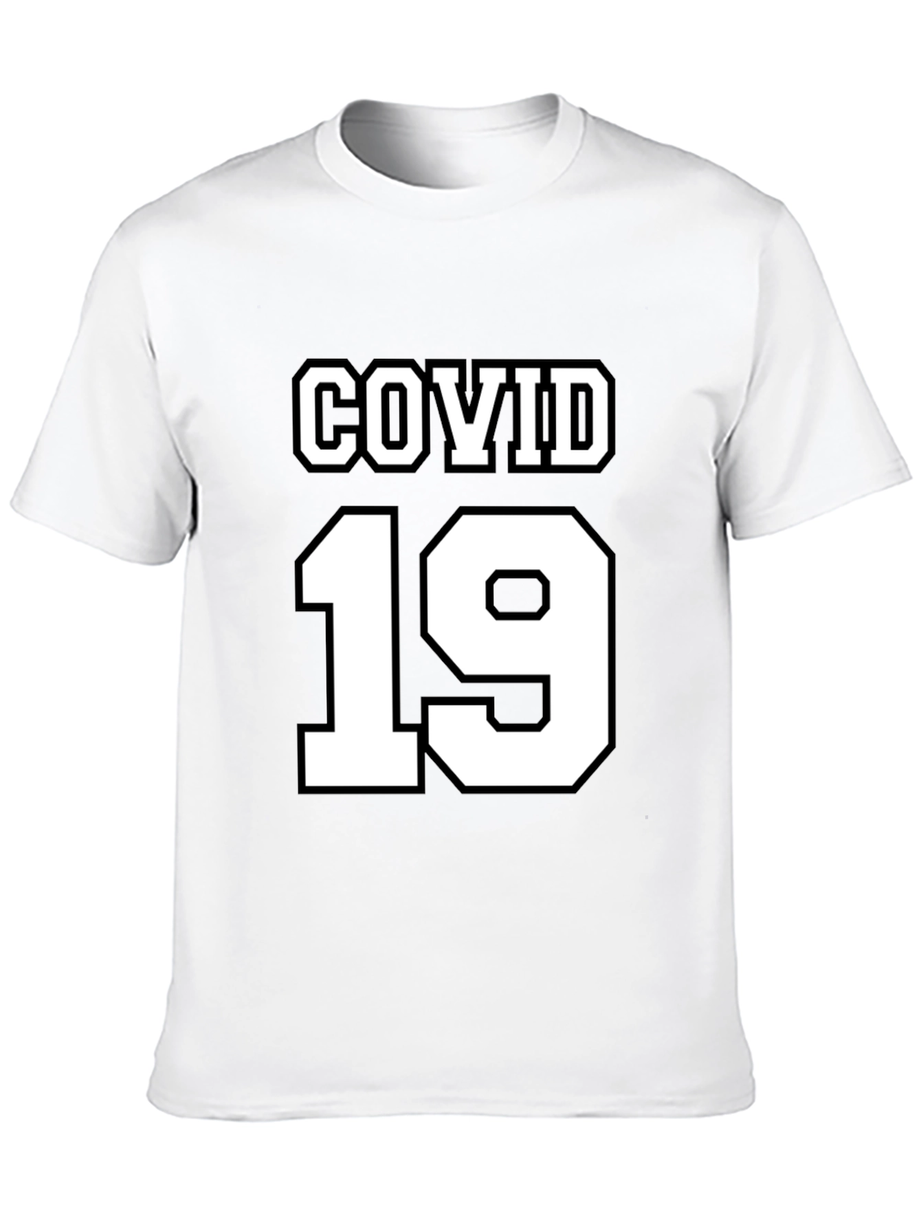 COVID-19 T-Shirt - Black Novelty Tee