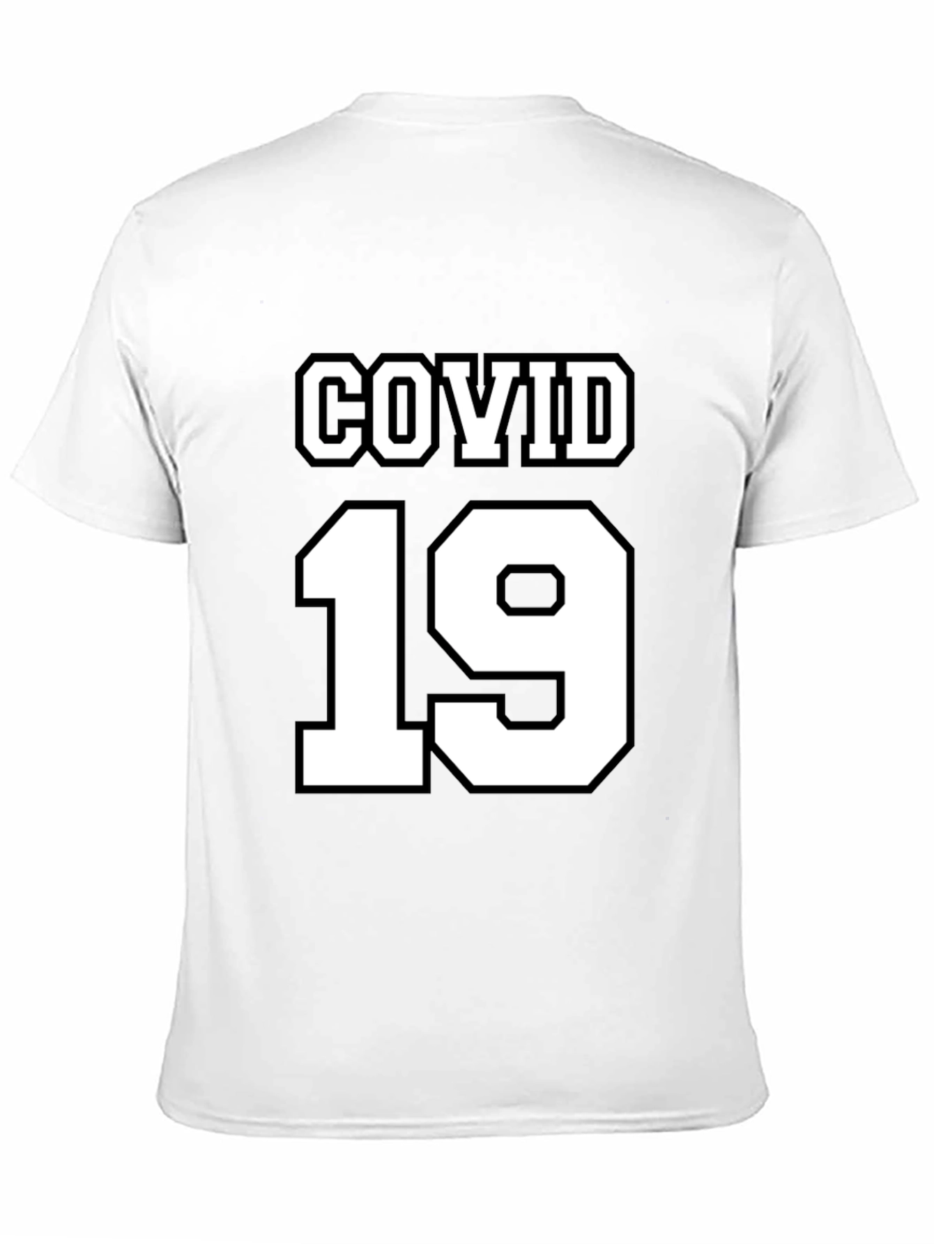 COVID-19 T-Shirt - Black Novelty Tee