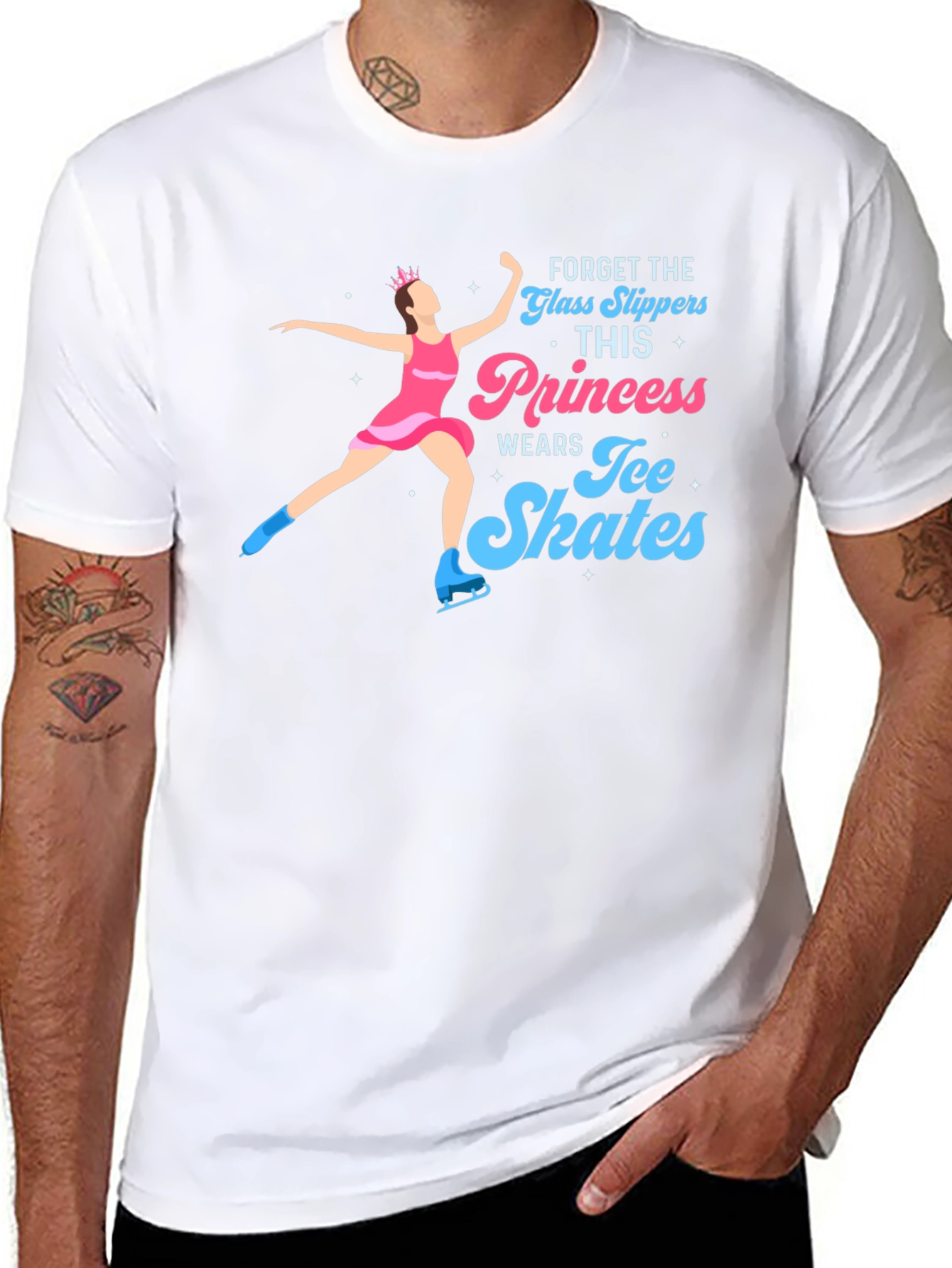 Ice Skating Princess Tee - Forget Glass Slippers!