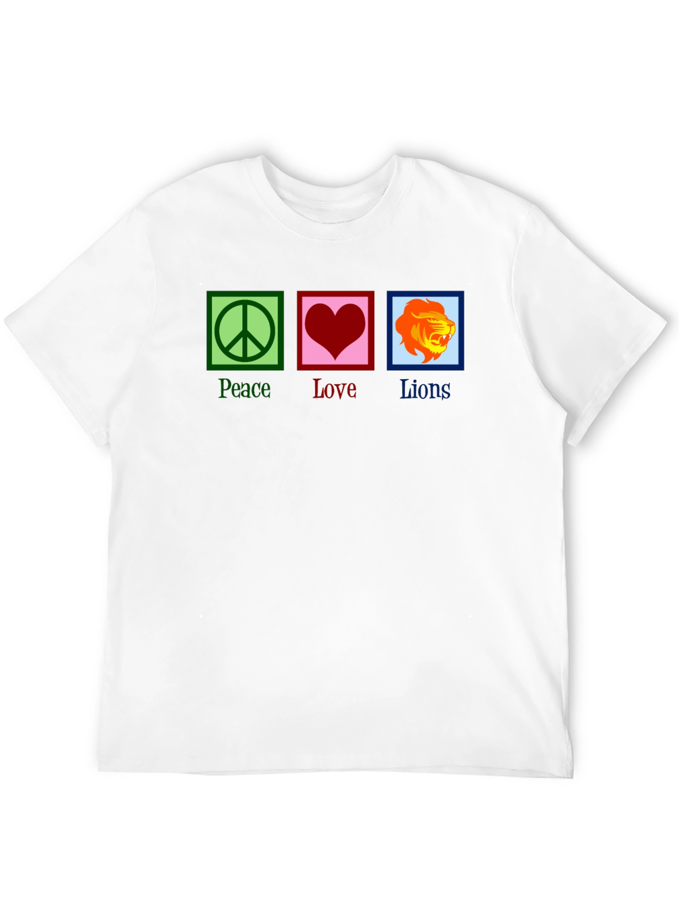 Peace Love Lions Graphic T-Shirt