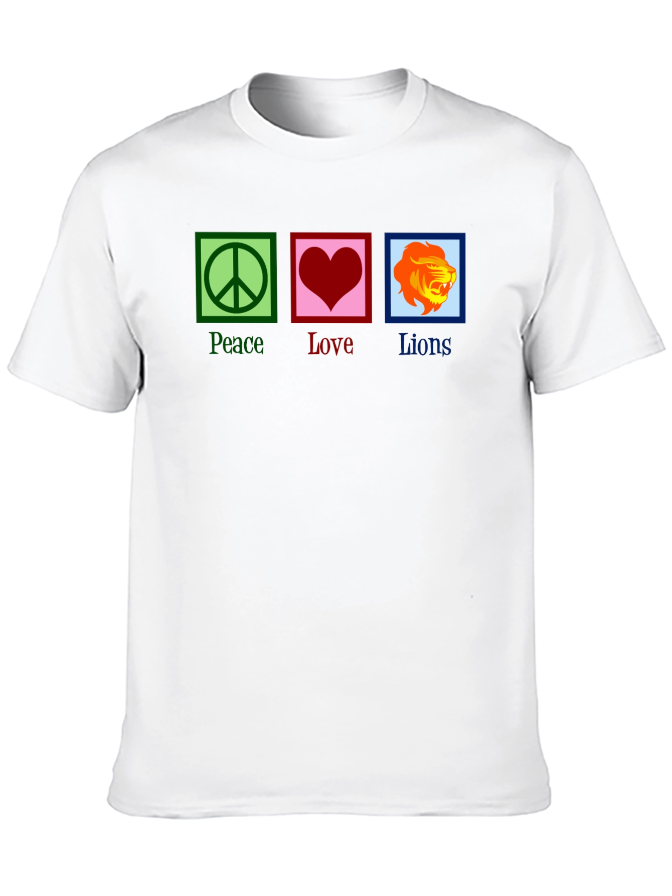 Peace Love Lions Graphic T-Shirt