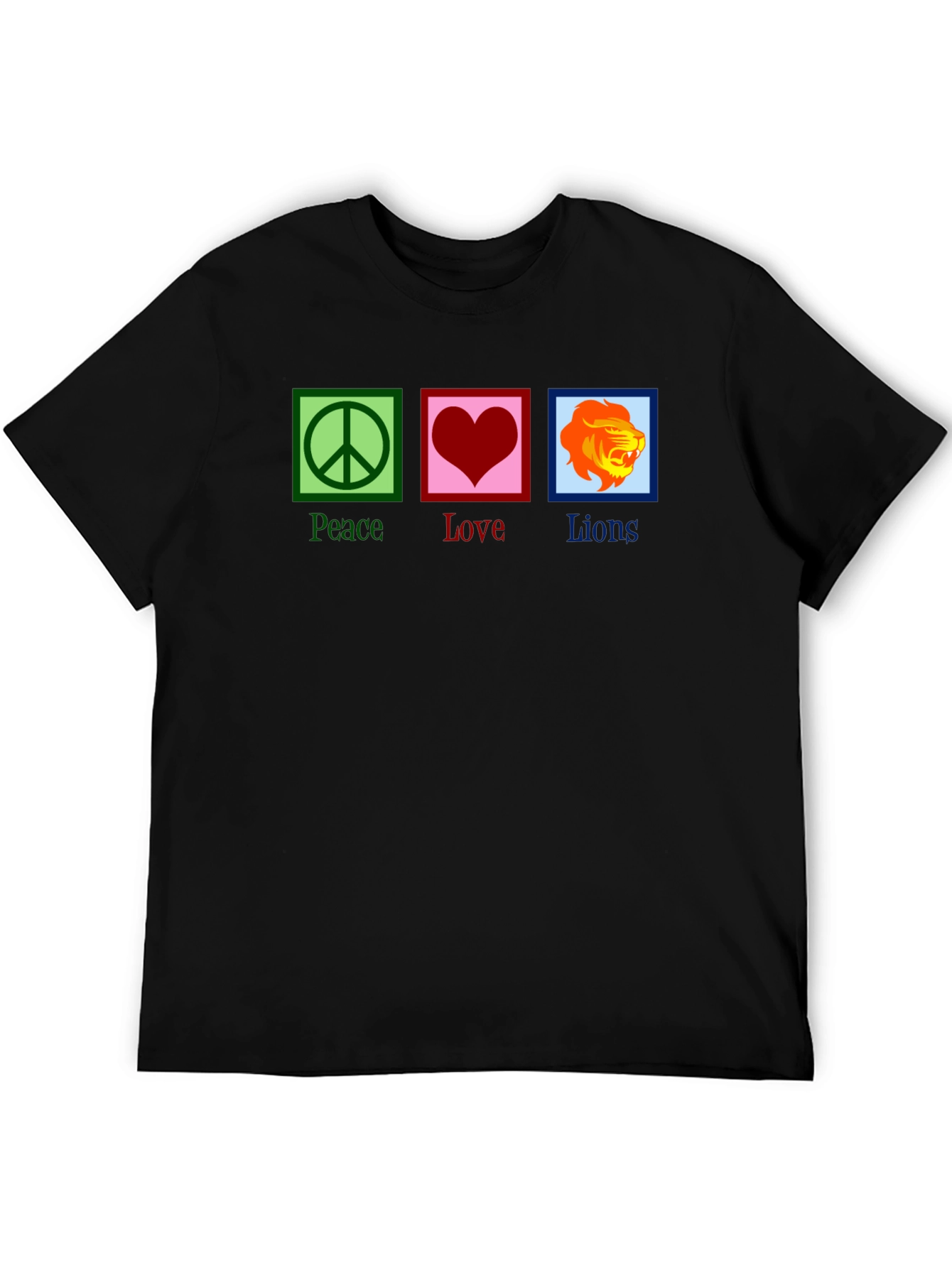 Peace Love Lions Graphic T-Shirt