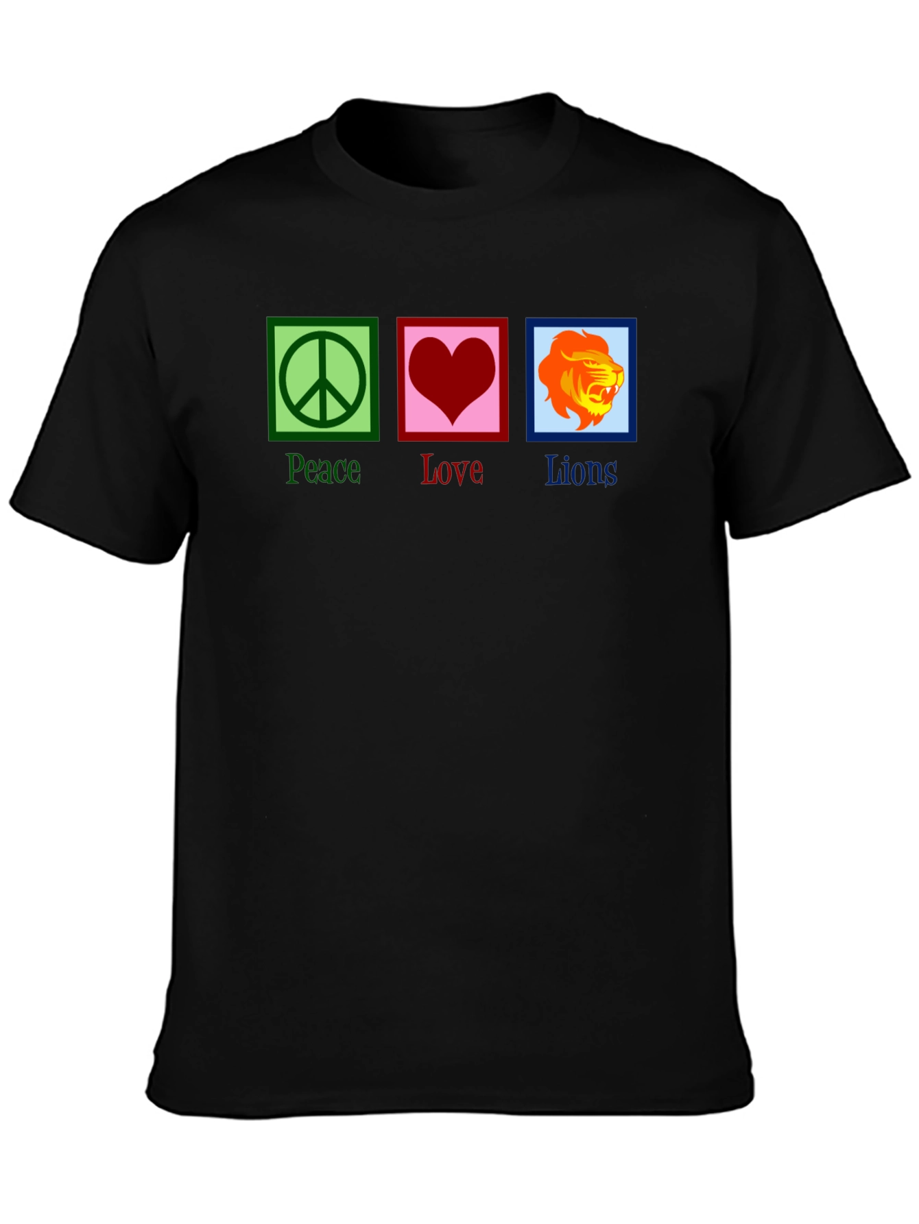 Peace Love Lions Graphic T-Shirt