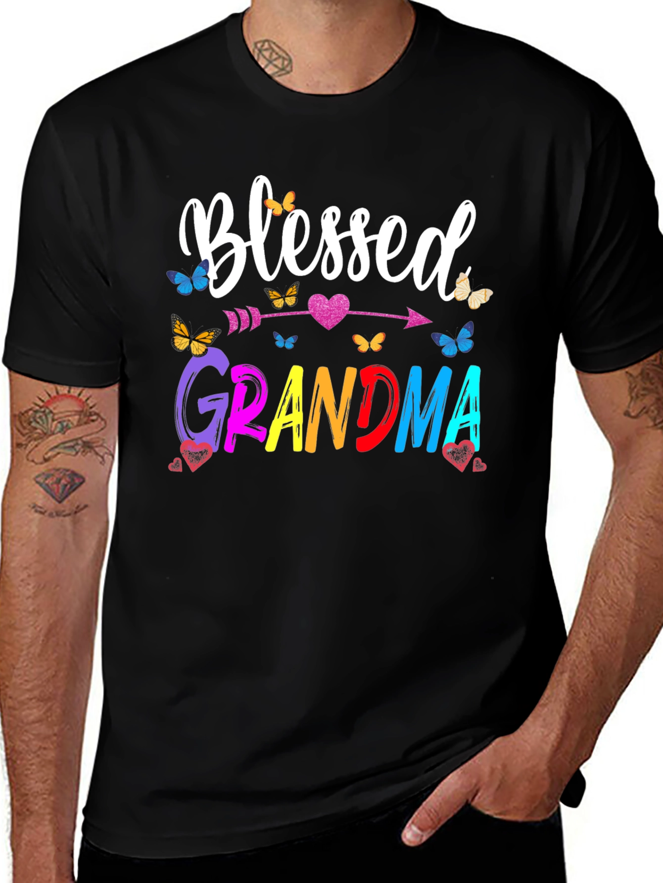 Blessed Grandma Graphic T-Shirt