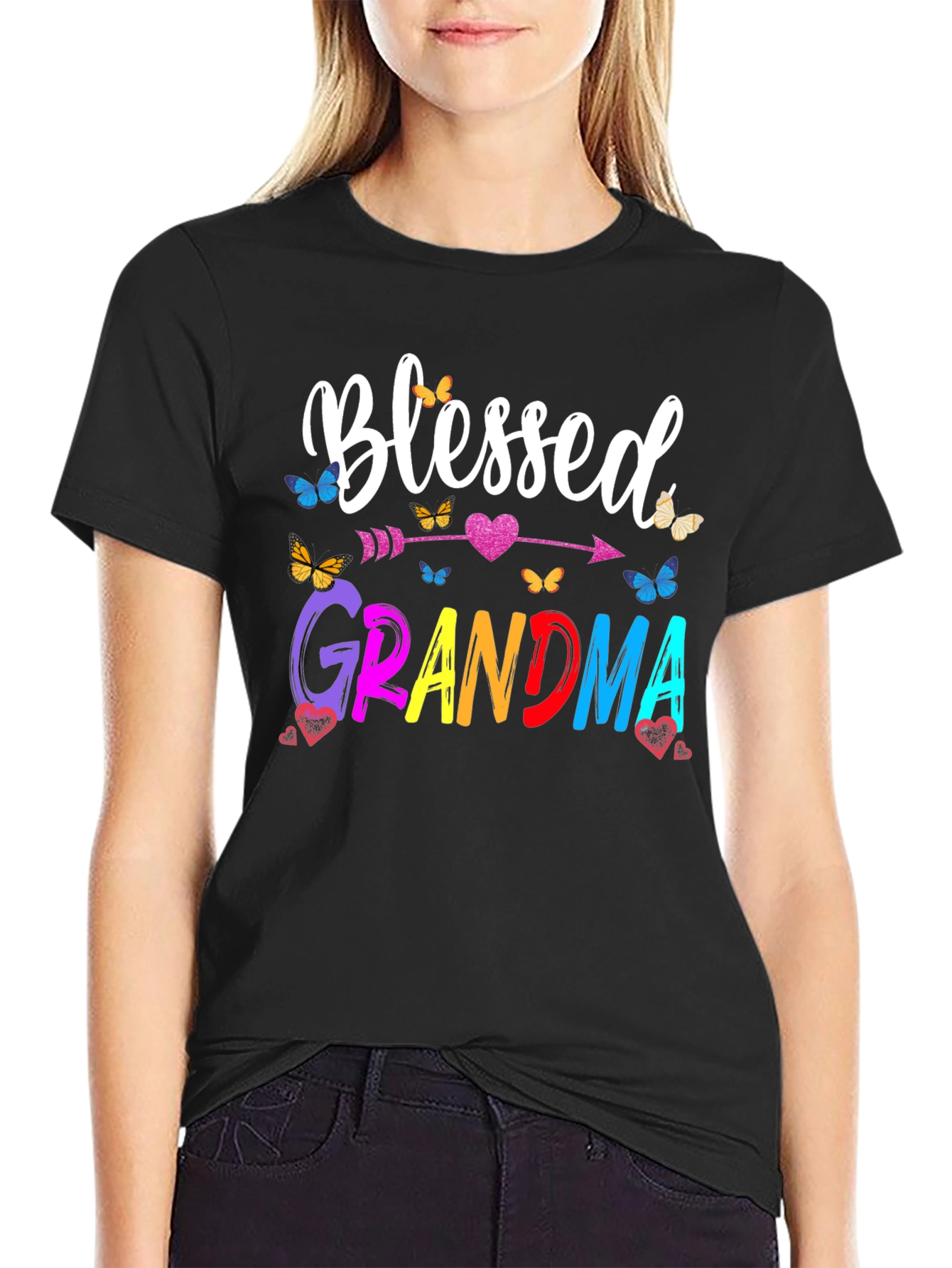 Blessed Grandma Graphic T-Shirt