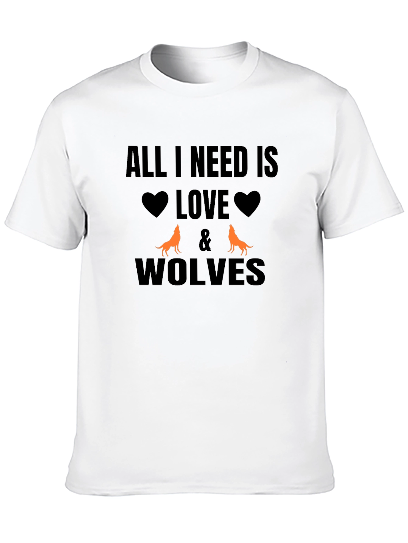 Love & Wolves Graphic T-Shirt