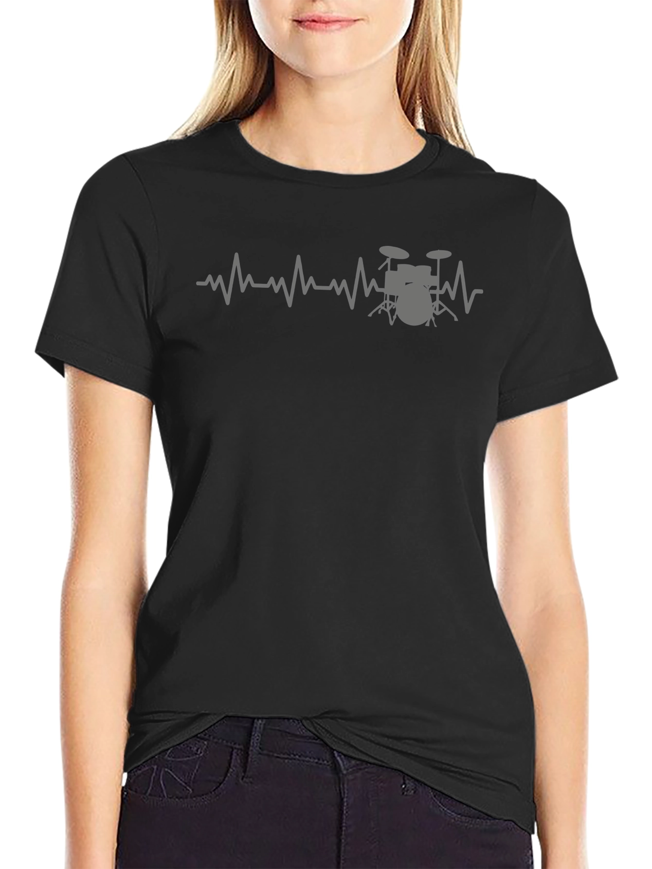 Drum Heartbeat Graphic Tee