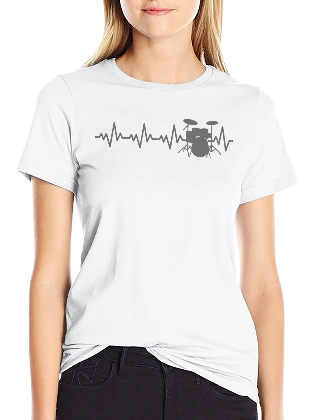 Drum Heartbeat Graphic Tee