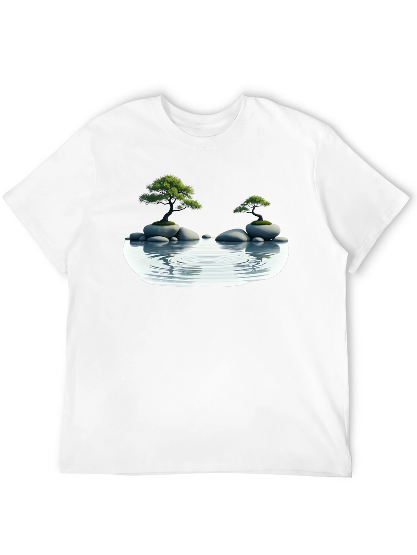Zen Garden T-Shirt - Relaxed Fit Black Tee