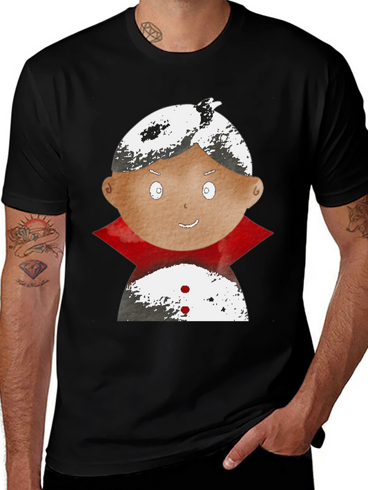 Cute Vampire Graphic Tee - Halloween Costume Shirt