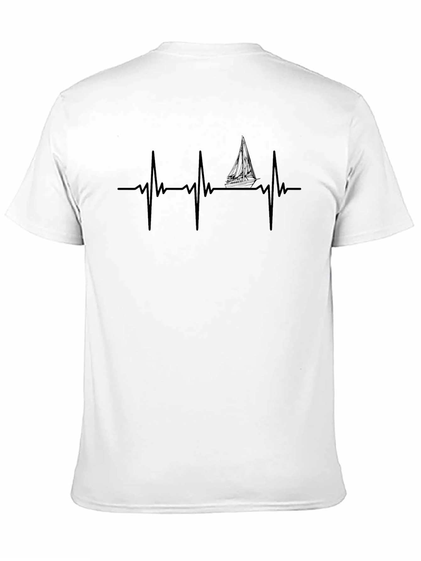 Sailboat Heartbeat Graphic Tee