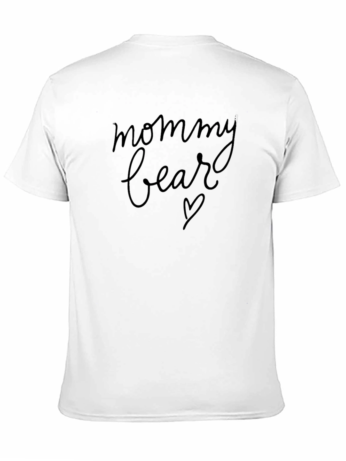 Mommy Bear Graphic Tee - Soft Cotton Blend Shirt